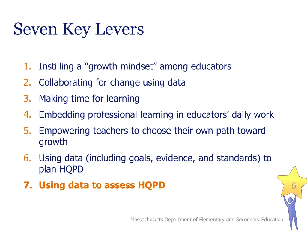 seven key levers