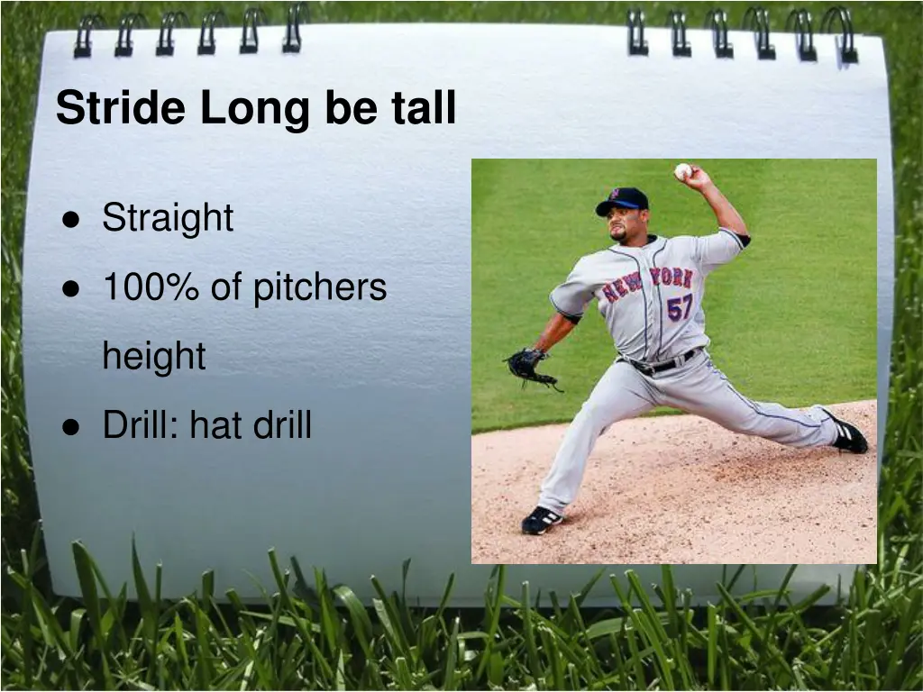 stride long be tall