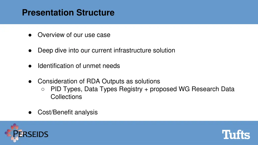 presentation structure