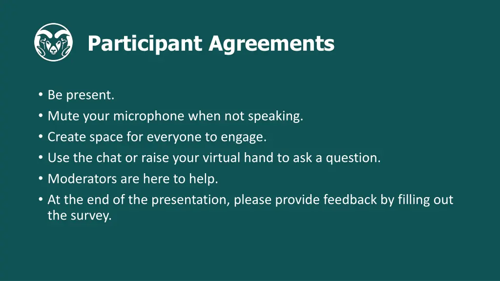 participant agreements