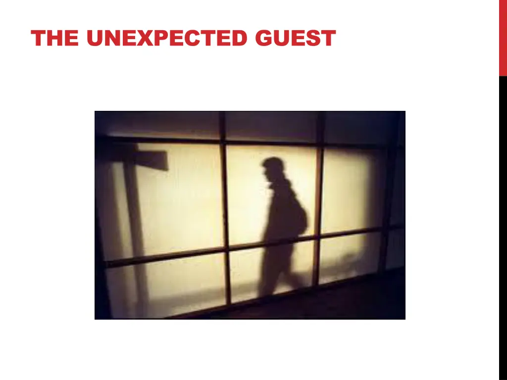 the unexpected guest