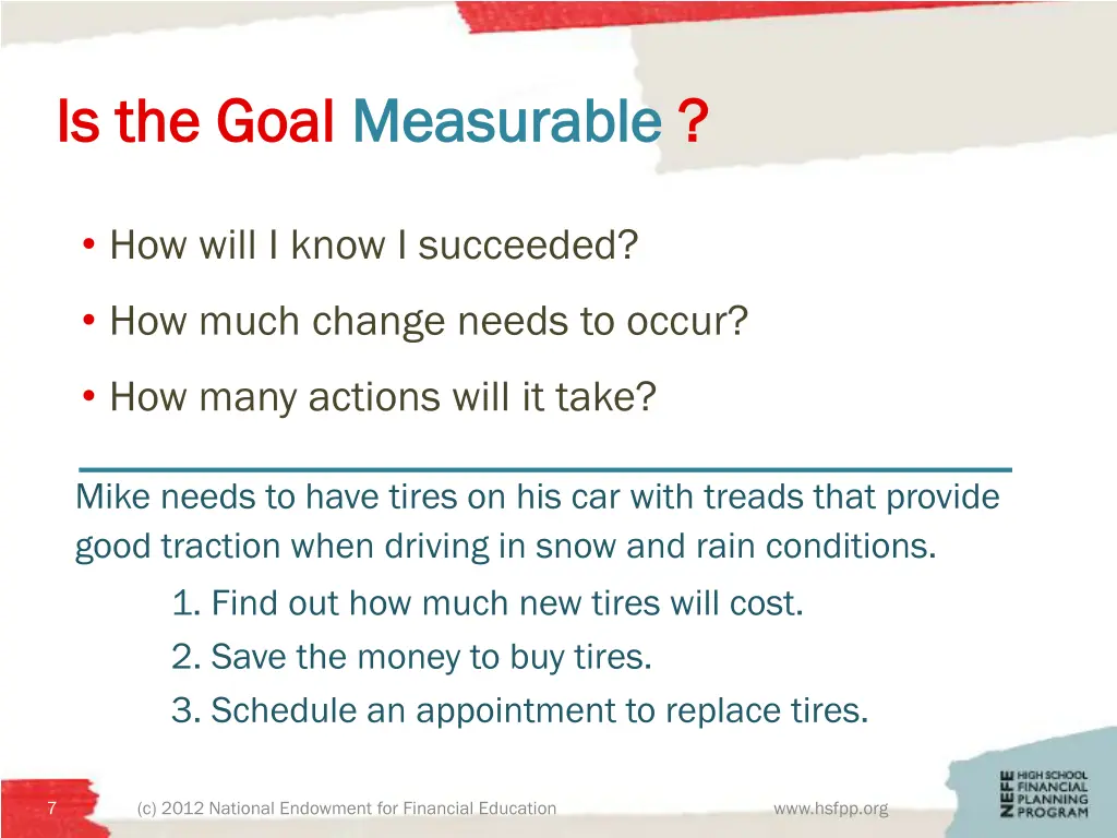 is the goal is the goal measurable measurable