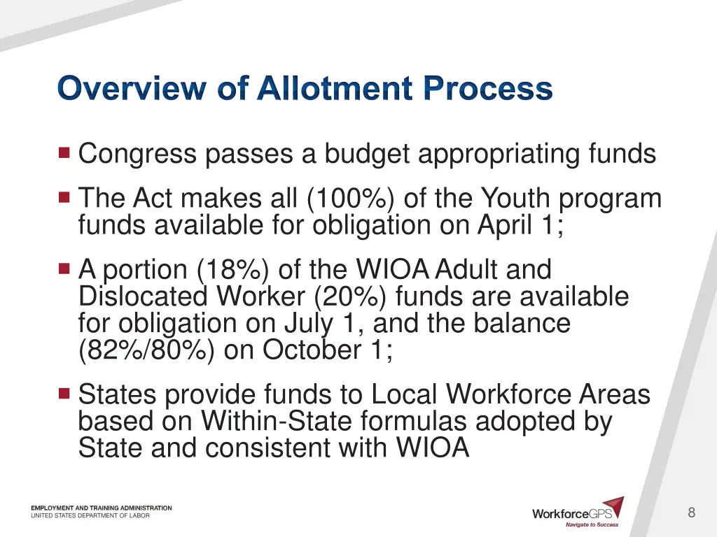 overview of allotment process