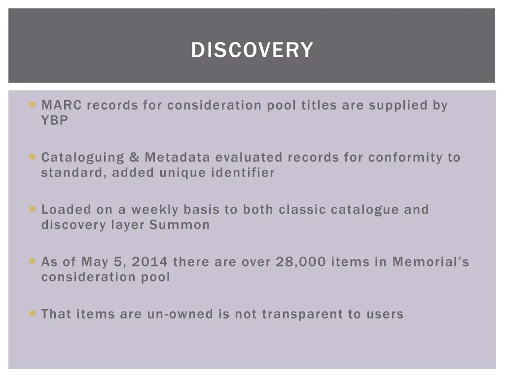 discovery