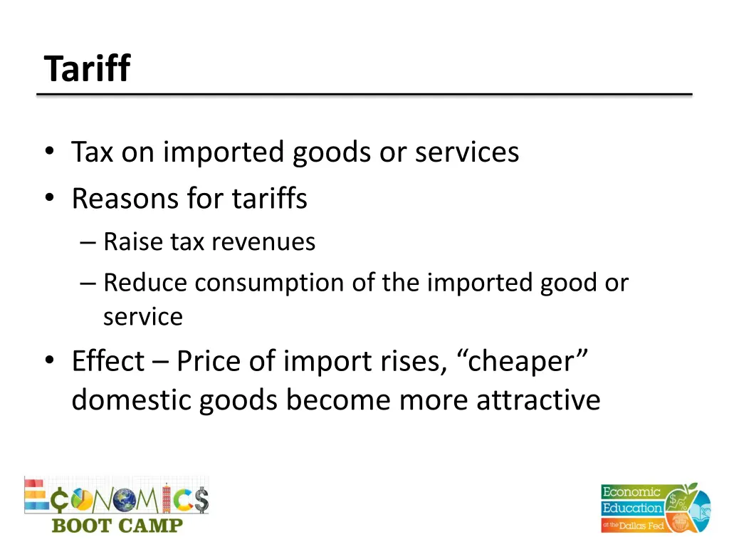 tariff