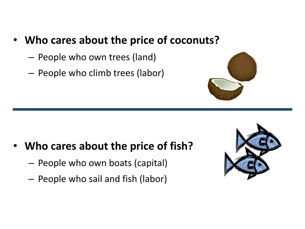 who cares about the price of coconuts people