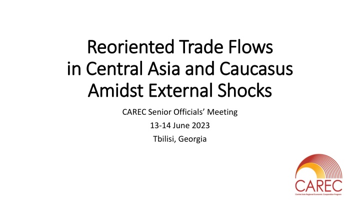 reoriented trade flows reoriented trade flows