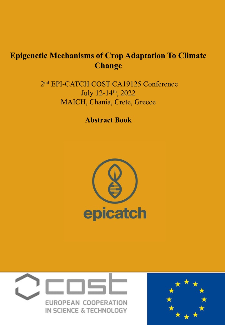 epigenetic mechanisms of crop adaptation