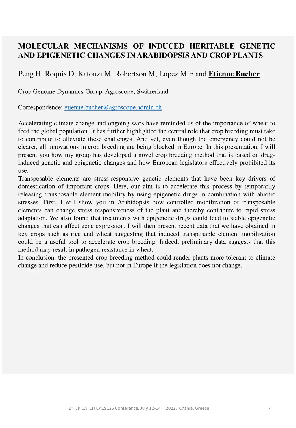 molecular mechanisms of induced heritable genetic