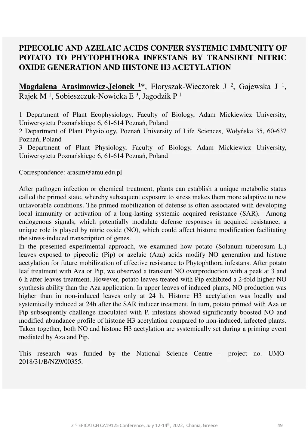 pipecolic and azelaic acids confer systemic