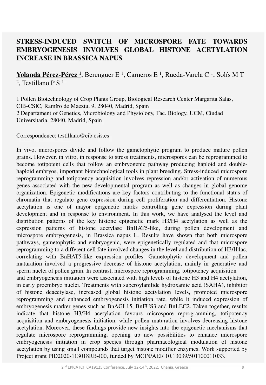 stress induced switch of microspore fate towards