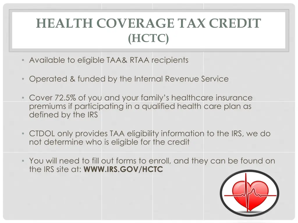 health coverage tax credit hctc