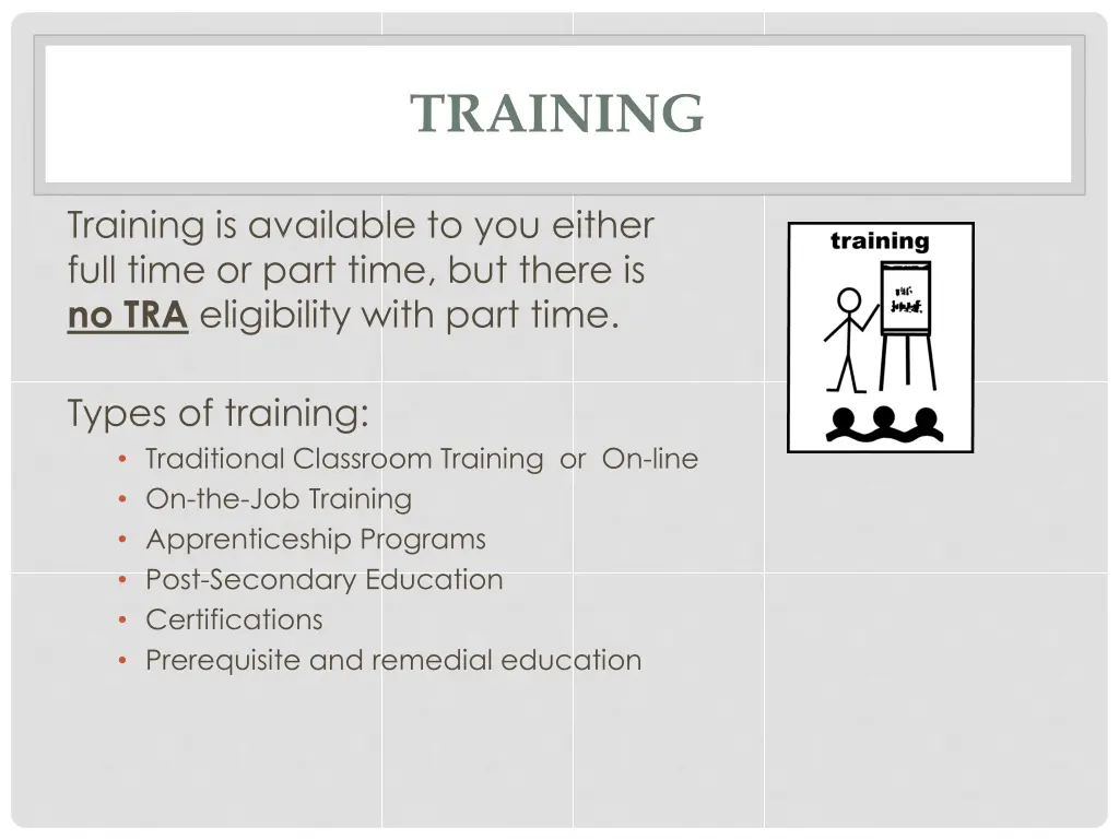 training
