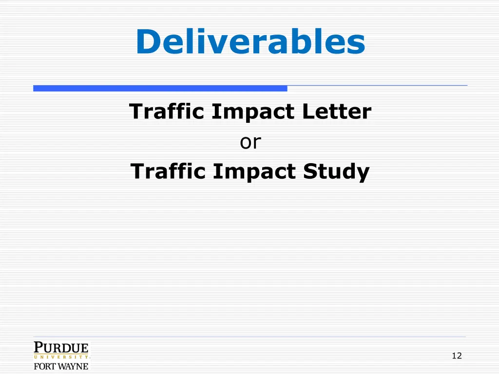 deliverables