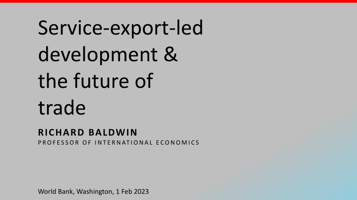 service export led development the future of trade