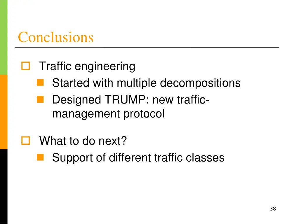 conclusions