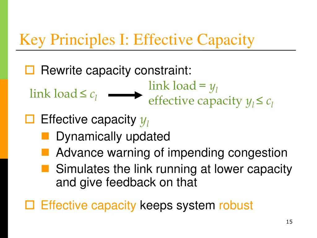 key principles i effective capacity