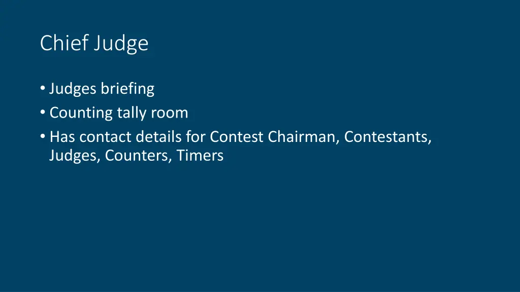 chief judge