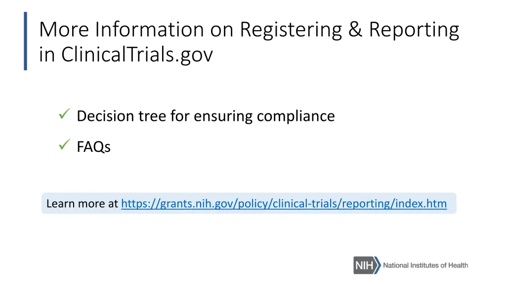 more information on registering reporting