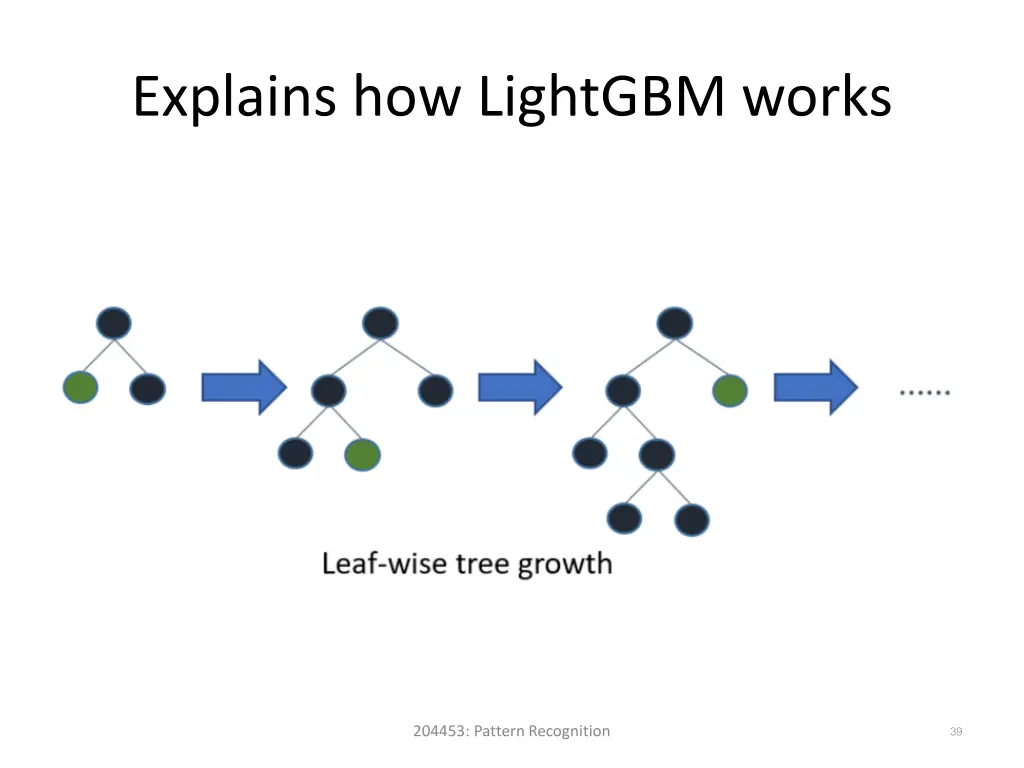 explains how lightgbm works