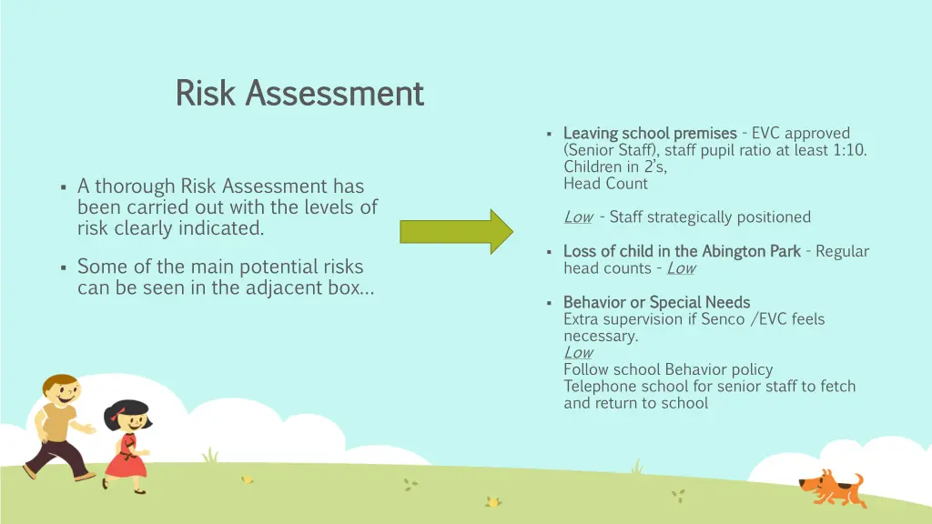 risk assessment risk assessment
