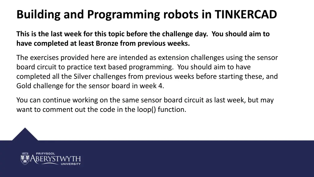 building and programming robots in tinkercad