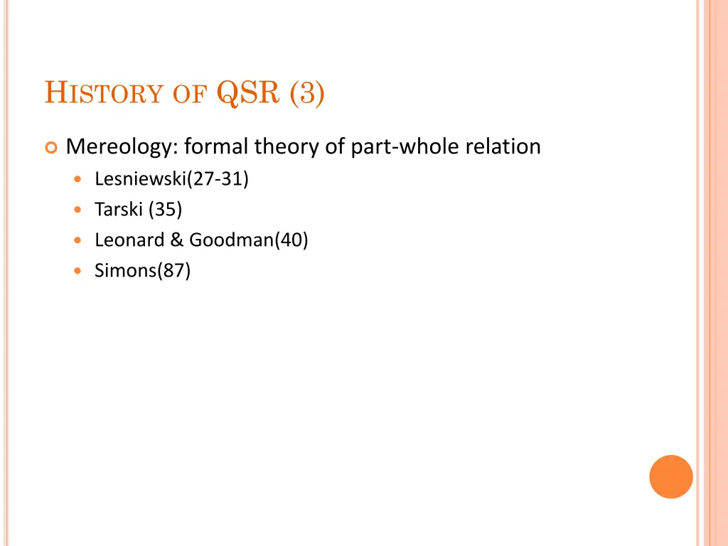 h istory of qsr 3