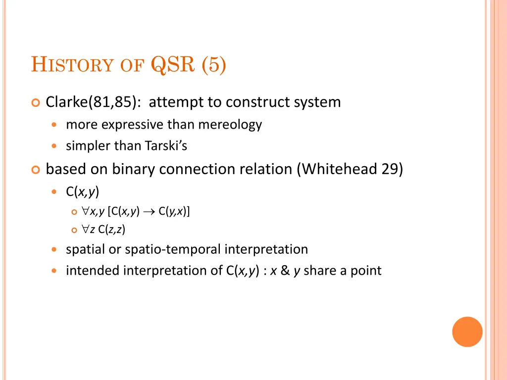 h istory of qsr 5