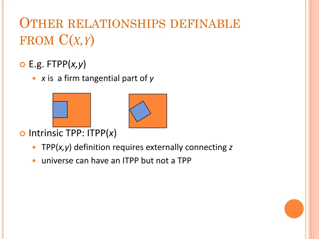 o ther relationships definable from c x y