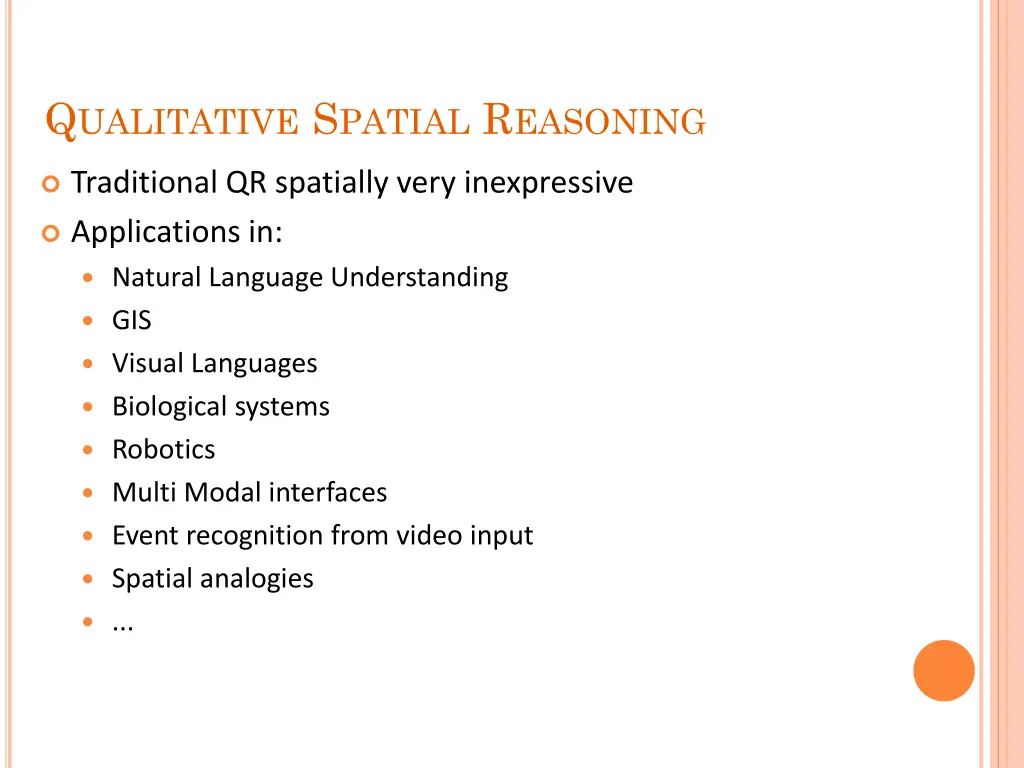 q ualitative s patial r easoning 2