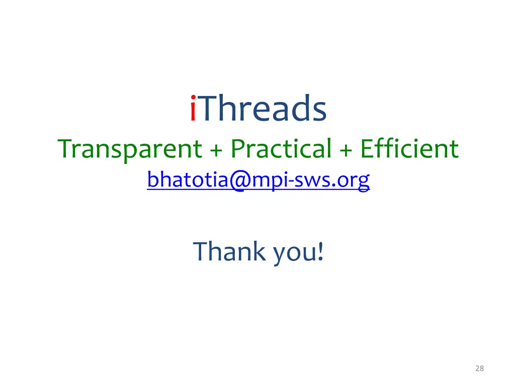 ithreads 1