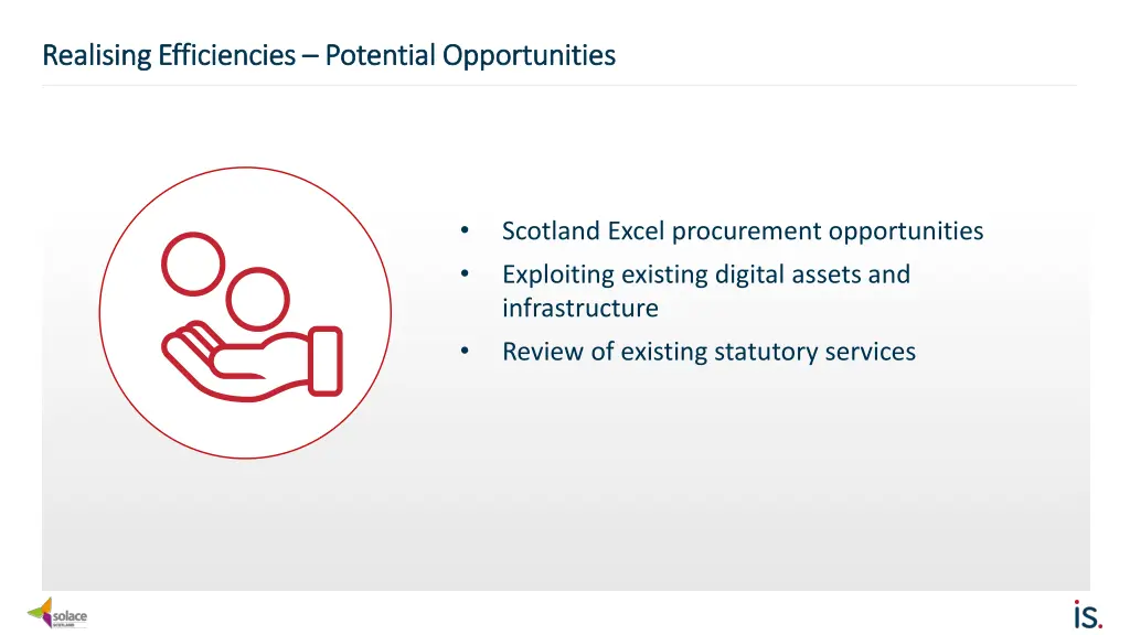 realising efficiencies realising efficiencies