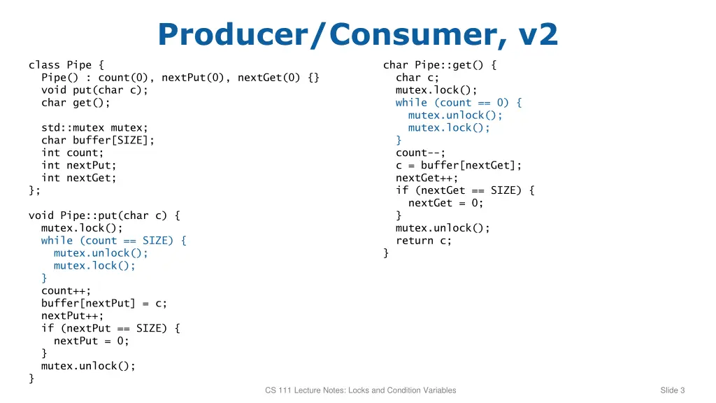 producer consumer v2