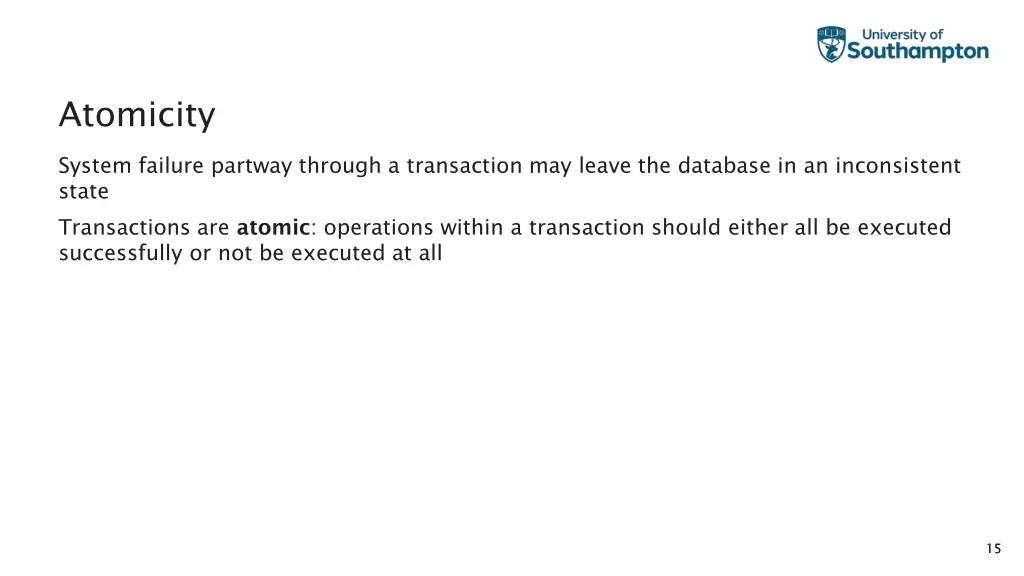 atomicity