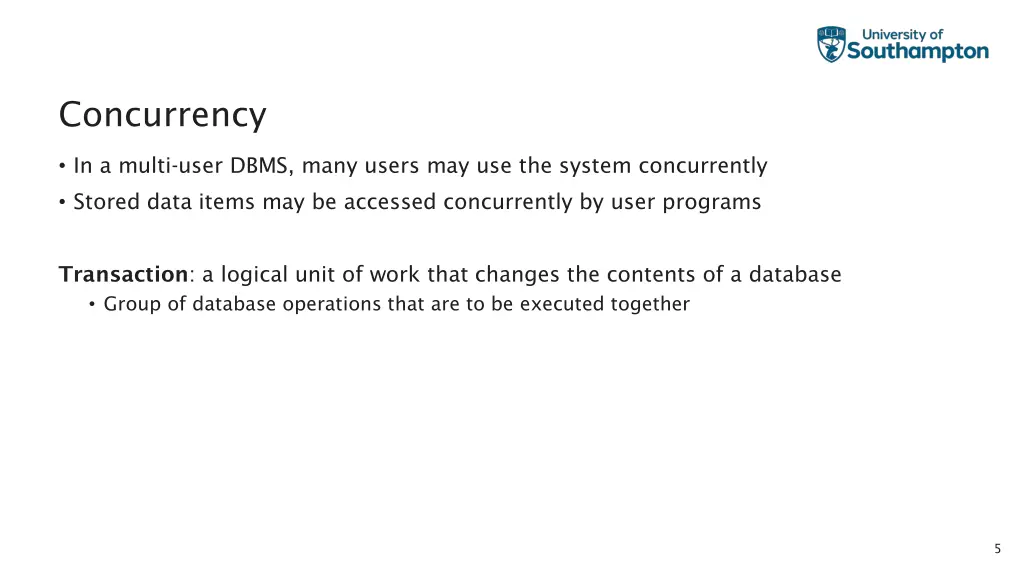 concurrency 1
