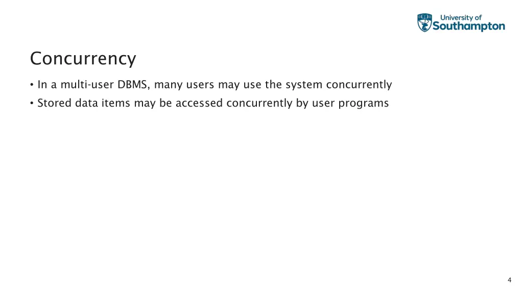 concurrency