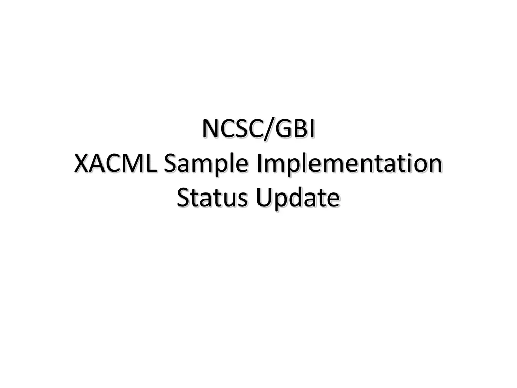 ncsc gbi