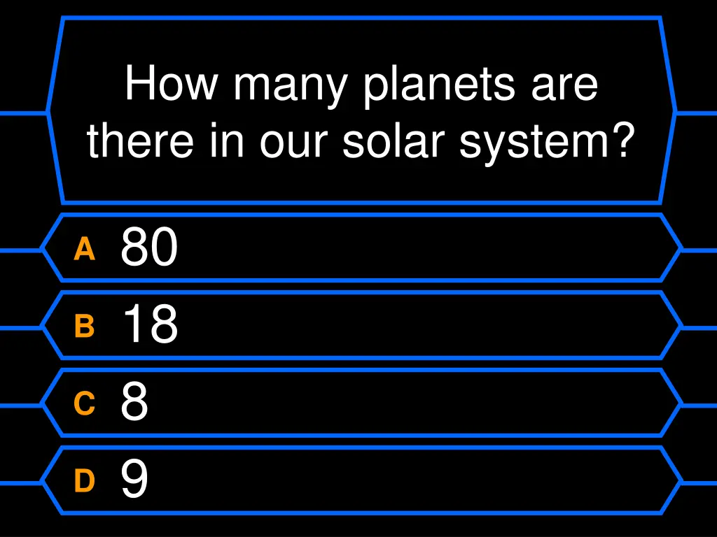 how many planets are there in our solar system