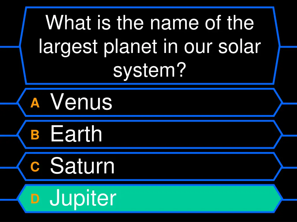 what is the name of the largest planet 1