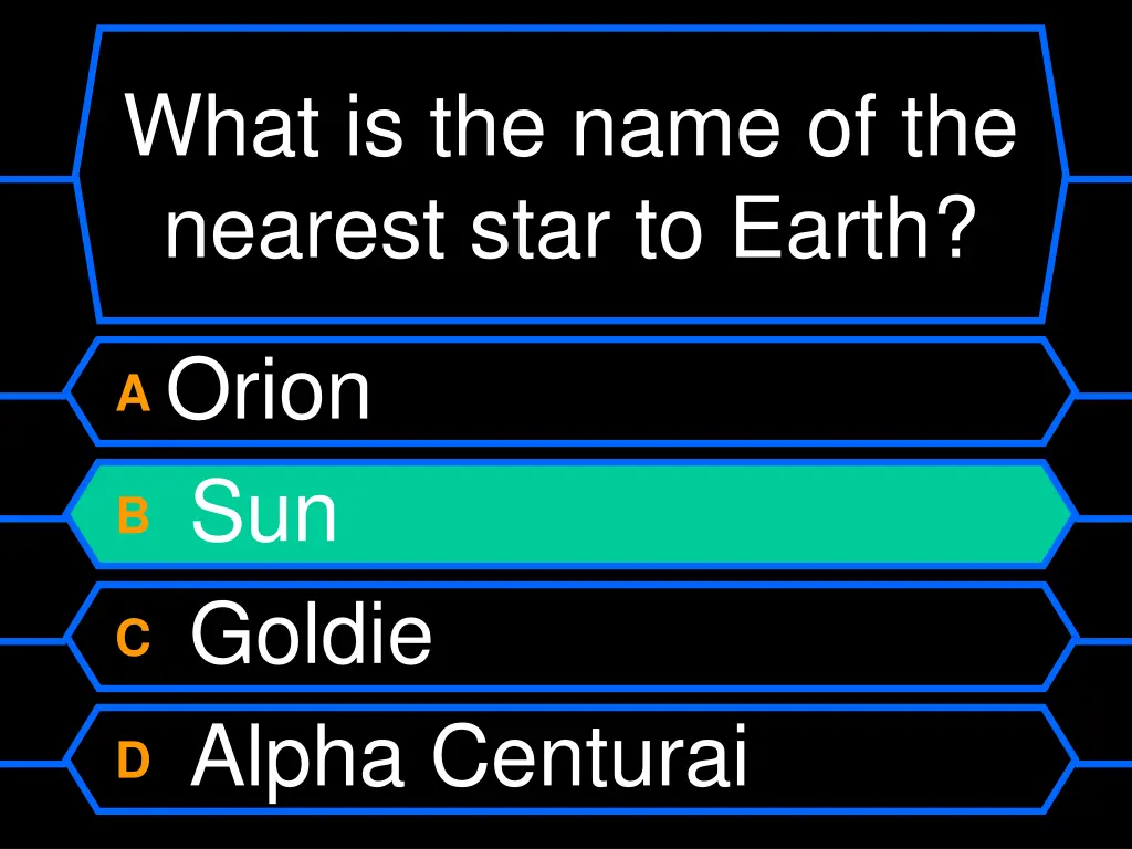 what is the name of the nearest star to earth 1