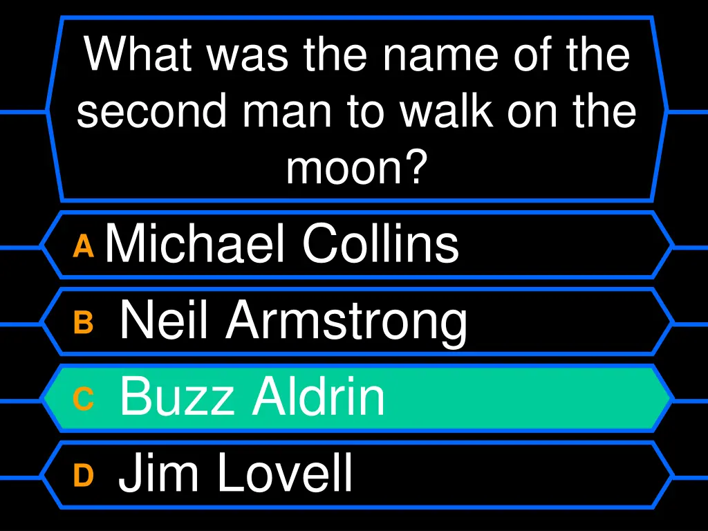 what was the name of the second man to walk 1