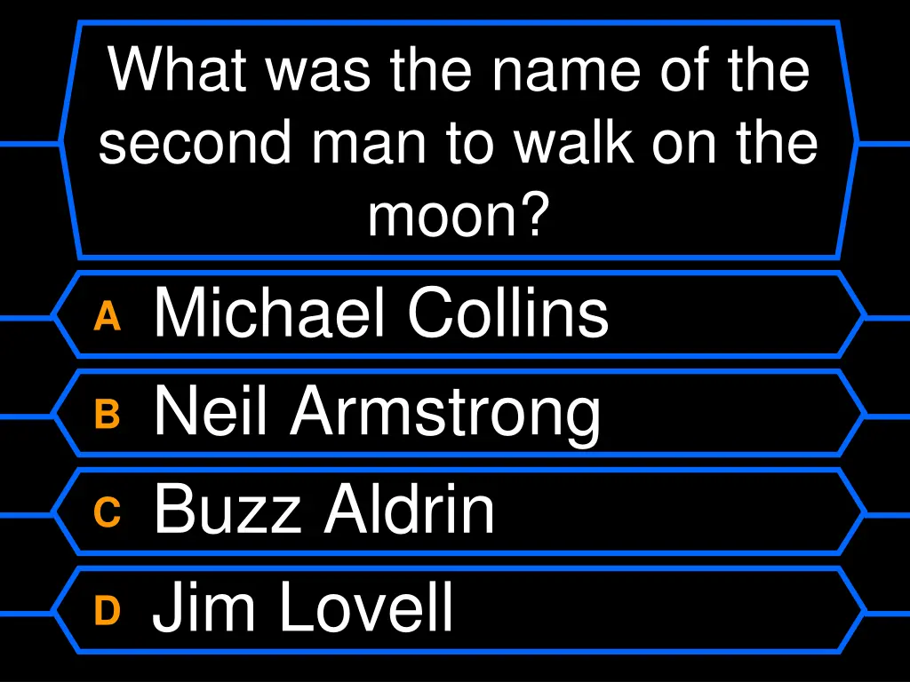 what was the name of the second man to walk