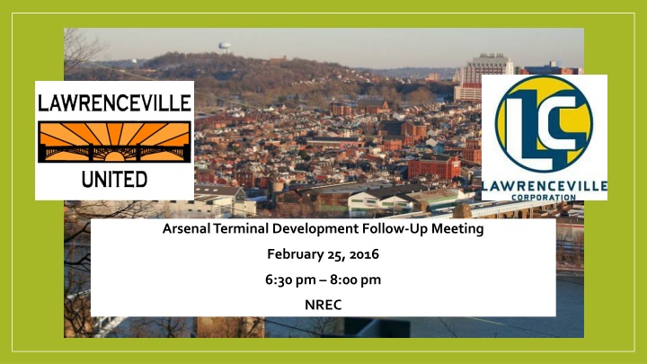 arsenal terminal development follow up meeting