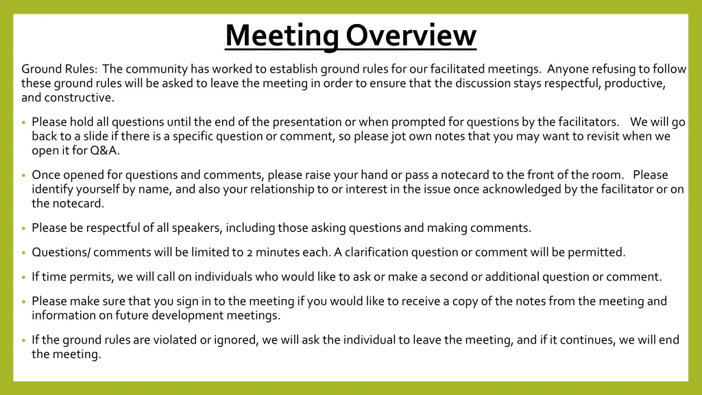 meeting overview 1