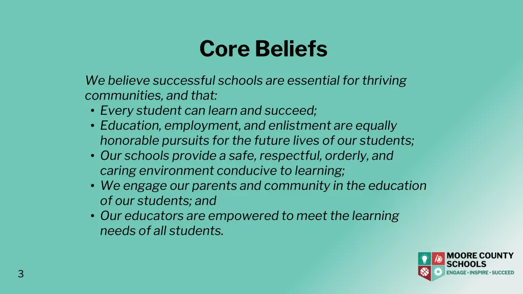 core beliefs
