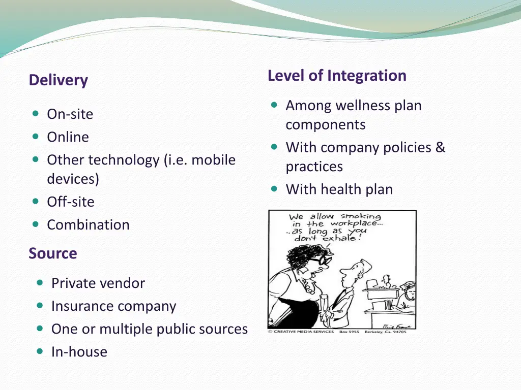 level of integration