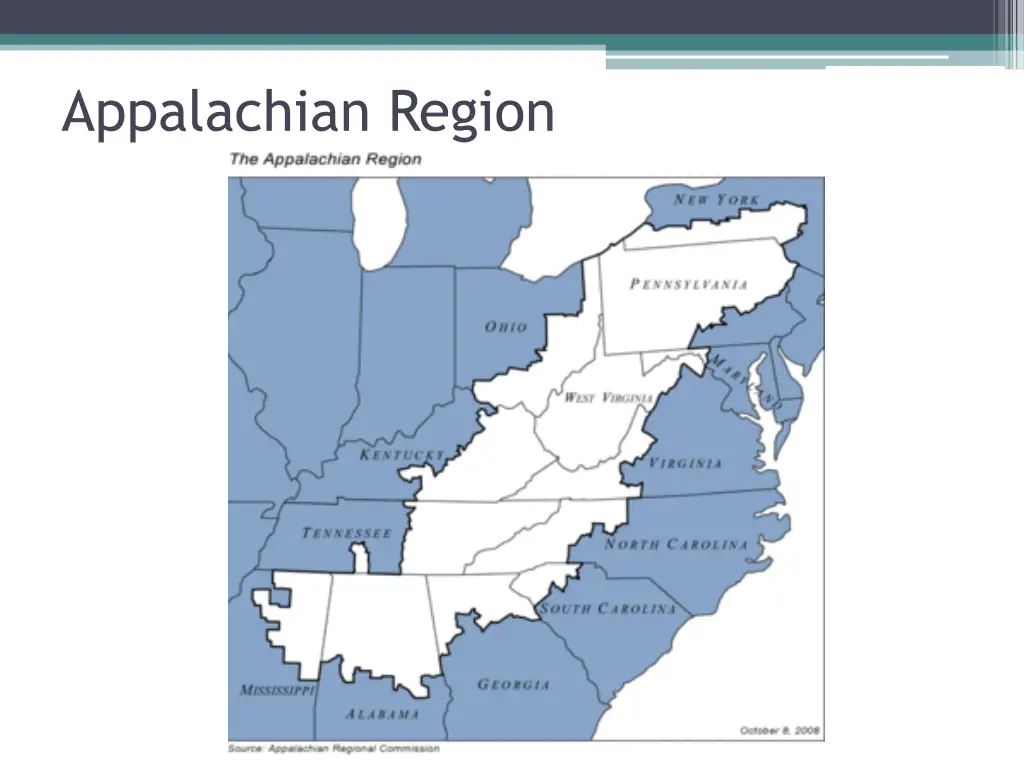 appalachian region