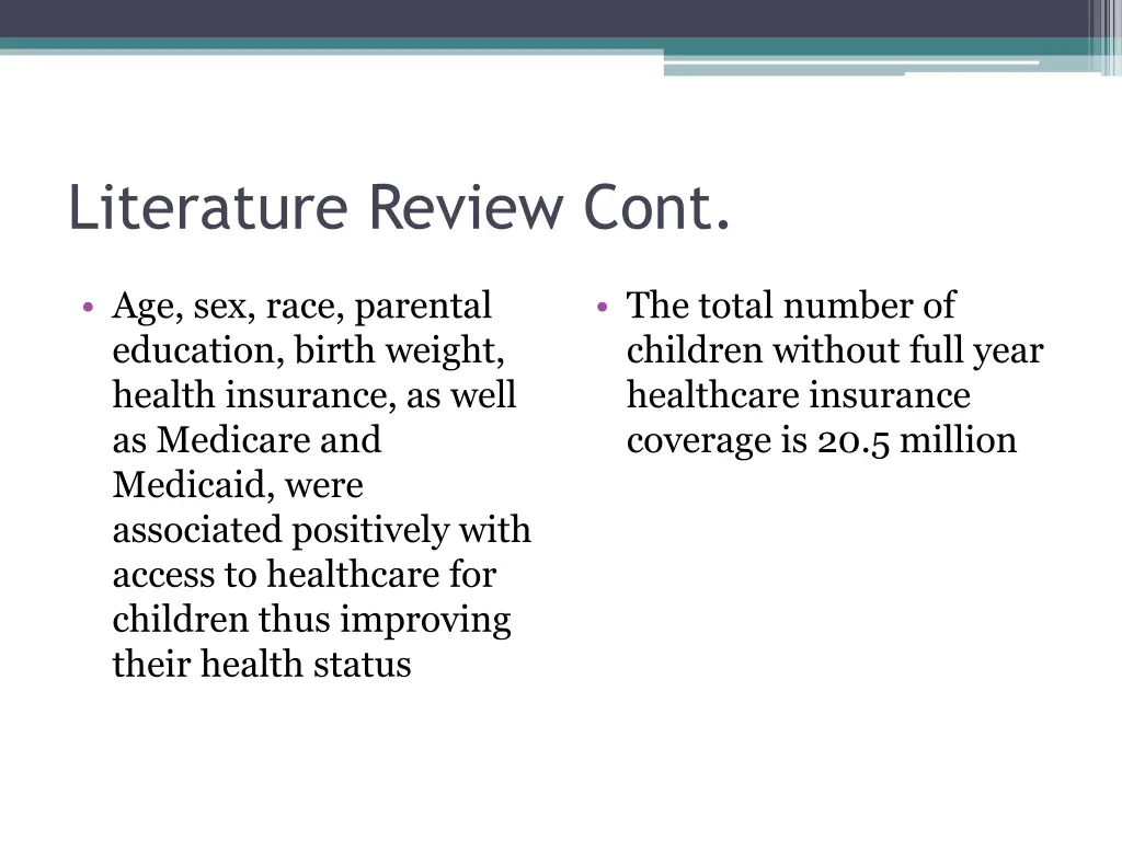 literature review cont 1