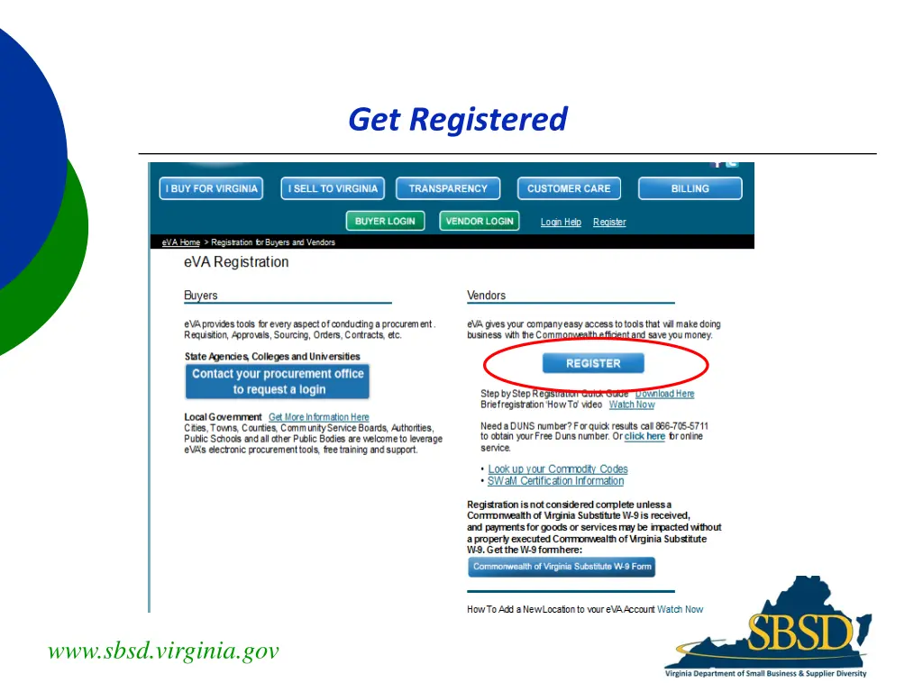 get registered 1