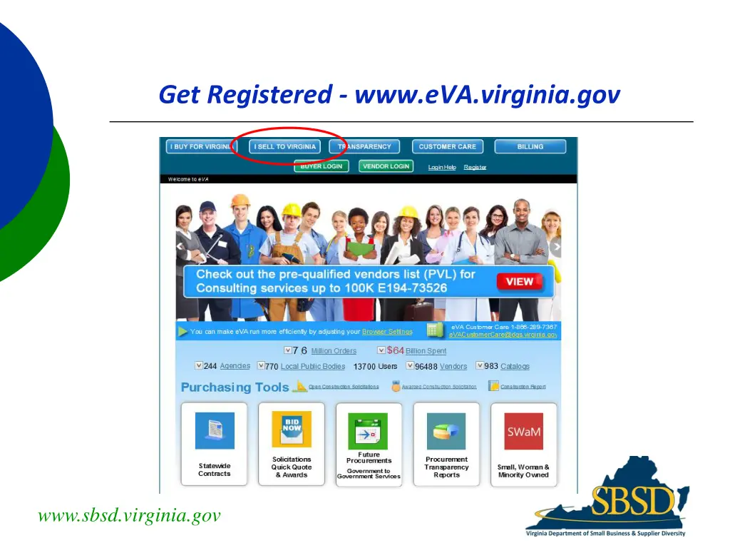 get registered www eva virginia gov